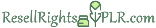 Resell Rights PLR